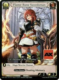 Flame-Rune Swordsman - Grand Archive TCG Promotional Cards trading card