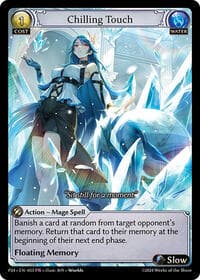 Chilling Touch - Grand Archive TCG Promotional Cards trading card