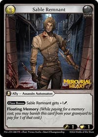 Sable Remnant - Grand Archive TCG Promotional Cards trading card