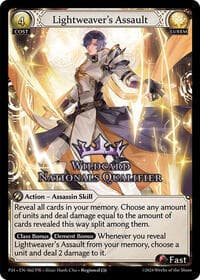 Lightweaver's Assault - Grand Archive TCG Promotional Cards trading card