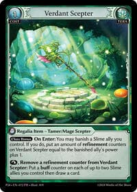 Verdant Scepter - Grand Archive TCG Promotional Cards trading card