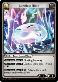 Limitless Slime - Grand Archive TCG Promotional Cards trading card