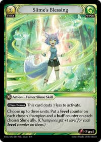Slime's Blessing - Grand Archive TCG Promotional Cards trading card
