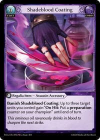 Shadeblood Coating - Grand Archive TCG Promotional Cards trading card