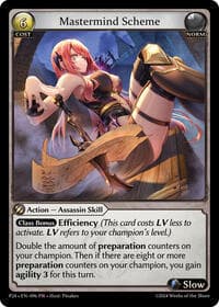 Mastermind Scheme - Grand Archive TCG Promotional Cards trading card