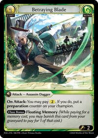 Betraying Blade - Grand Archive TCG Promotional Cards trading card