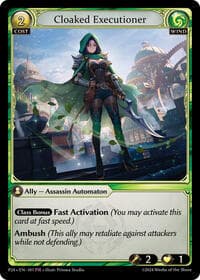 Cloaked Executioner - Grand Archive TCG Promotional Cards trading card