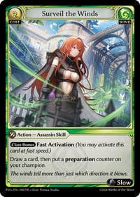 Surveil the Winds - Grand Archive TCG Promotional Cards trading card