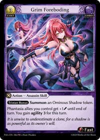 Grim Foreboding - Grand Archive TCG Promotional Cards trading card