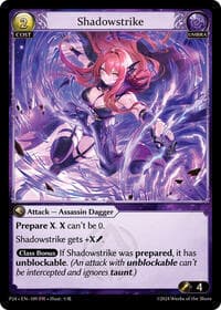 Shadowstrike - Grand Archive TCG Promotional Cards trading card