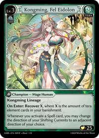 Kongming, Fel Eidolon - Grand Archive TCG Mortal Ambition trading card