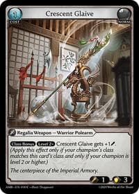 Crescent Glaive - Grand Archive TCG Mortal Ambition trading card