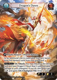 Dragon's Dawn - Grand Archive TCG Mortal Ambition trading card
