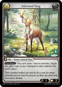 Adorned Stag - Grand Archive TCG Mortal Ambition trading card