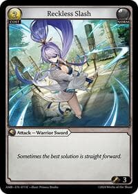 Reckless Slash - Grand Archive TCG Mortal Ambition trading card