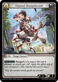 Trained Sharpshooter - Grand Archive TCG Mortal Ambition trading card