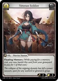 Veteran Soldier - Grand Archive TCG Mortal Ambition trading card
