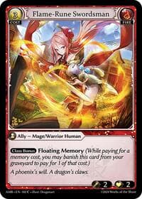 Flame-Rune Swordsman - Grand Archive TCG Mortal Ambition trading card