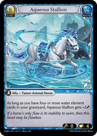 Aqueous Stallion - Grand Archive TCG Mortal Ambition trading card