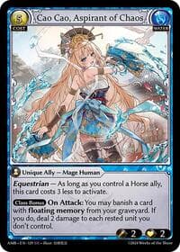 Cao Cao, Aspirant of Chaos - Grand Archive TCG Mortal Ambition trading card