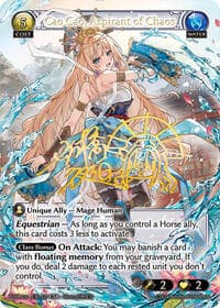 Cao Cao, Aspirant of Chaos (CSR) - Grand Archive TCG Mortal Ambition trading card