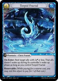 Torpid Fractal - Grand Archive TCG Mortal Ambition trading card