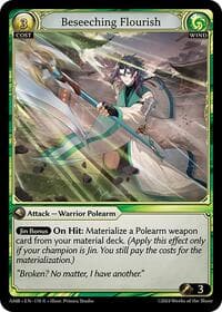 Beseeching Flourish - Grand Archive TCG Mortal Ambition trading card