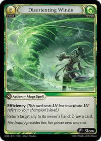 Disorienting Winds - Grand Archive TCG Mortal Ambition trading card