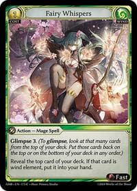 Fairy Whispers - Grand Archive TCG Mortal Ambition trading card