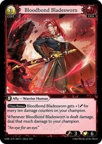 Bloodbond Bladesworn - Grand Archive TCG Mortal Ambition trading card