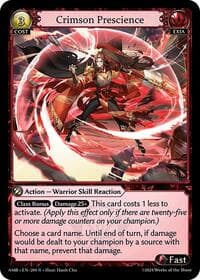 Crimson Prescience - Grand Archive TCG Mortal Ambition trading card