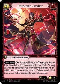 Desperate Cavalier - Grand Archive TCG Mortal Ambition trading card