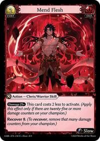 Mend Flesh - Grand Archive TCG Mortal Ambition trading card