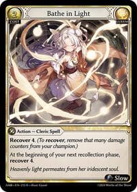 Bathe in Light - Grand Archive TCG Mortal Ambition trading card