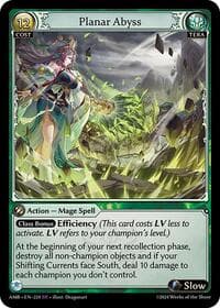 Planar Abyss - Grand Archive TCG Mortal Ambition trading card