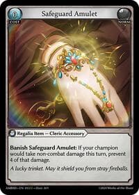 Safeguard Amulet - Grand Archive TCG Mortal Ambition Starter Decks trading card