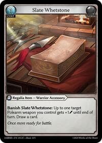 Slate Whetstone - Grand Archive TCG Mortal Ambition Starter Decks trading card