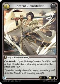 Ardent Cloudstriker - Grand Archive TCG Mortal Ambition Starter Decks trading card