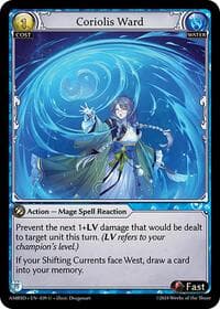 Coriolis Ward - Grand Archive TCG Mortal Ambition Starter Decks trading card