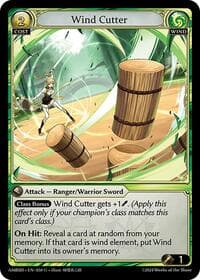 Wind Cutter - Grand Archive TCG Mortal Ambition Starter Decks trading card