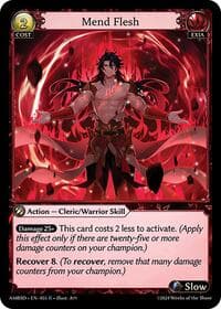 Mend Flesh - Grand Archive TCG Mortal Ambition Starter Decks trading card