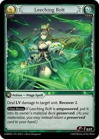 Leeching Bolt - Grand Archive TCG Mortal Ambition Starter Decks trading card