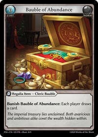 Bauble of Abundance - Grand Archive TCG Promotional Cards trading card