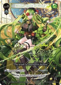 Brissa, Spirit of Wind (CPR) - Grand Archive TCG Promotional Cards trading card