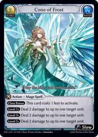 Cone of Frost - Grand Archive TCG Promotional Cards trading card