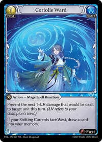 Coriolis Ward - Grand Archive TCG Promotional Cards trading card
