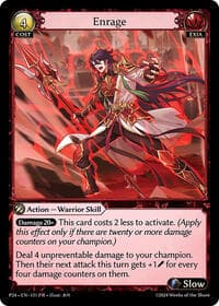 Enrage - Grand Archive TCG Promotional Cards trading card