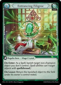 Entrancing Filigree - Grand Archive TCG Promotional Cards trading card