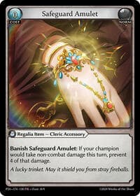 Safeguard Amulet - Grand Archive TCG Promotional Cards trading card