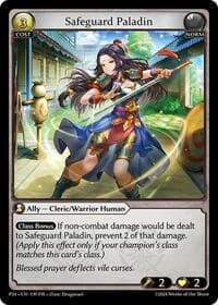 Safeguard Paladin - Grand Archive TCG Promotional Cards trading card